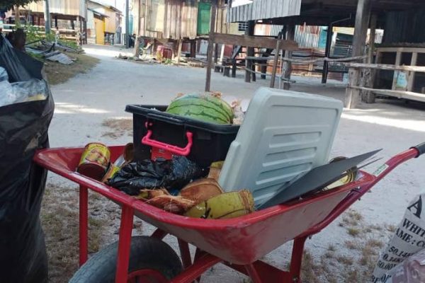 Waste management process in Sabah’s Mantanani Island